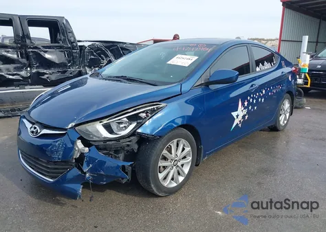 2016 Hyundai Elantra Se z USA, uszkodzony, nr VIN KMHDH4AE0GU503666